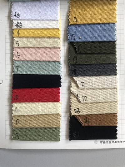 GZ-JCH A2486 加厚賽絡紡竹節彈力 成份：97%棉 3%氨綸 320G 45度照